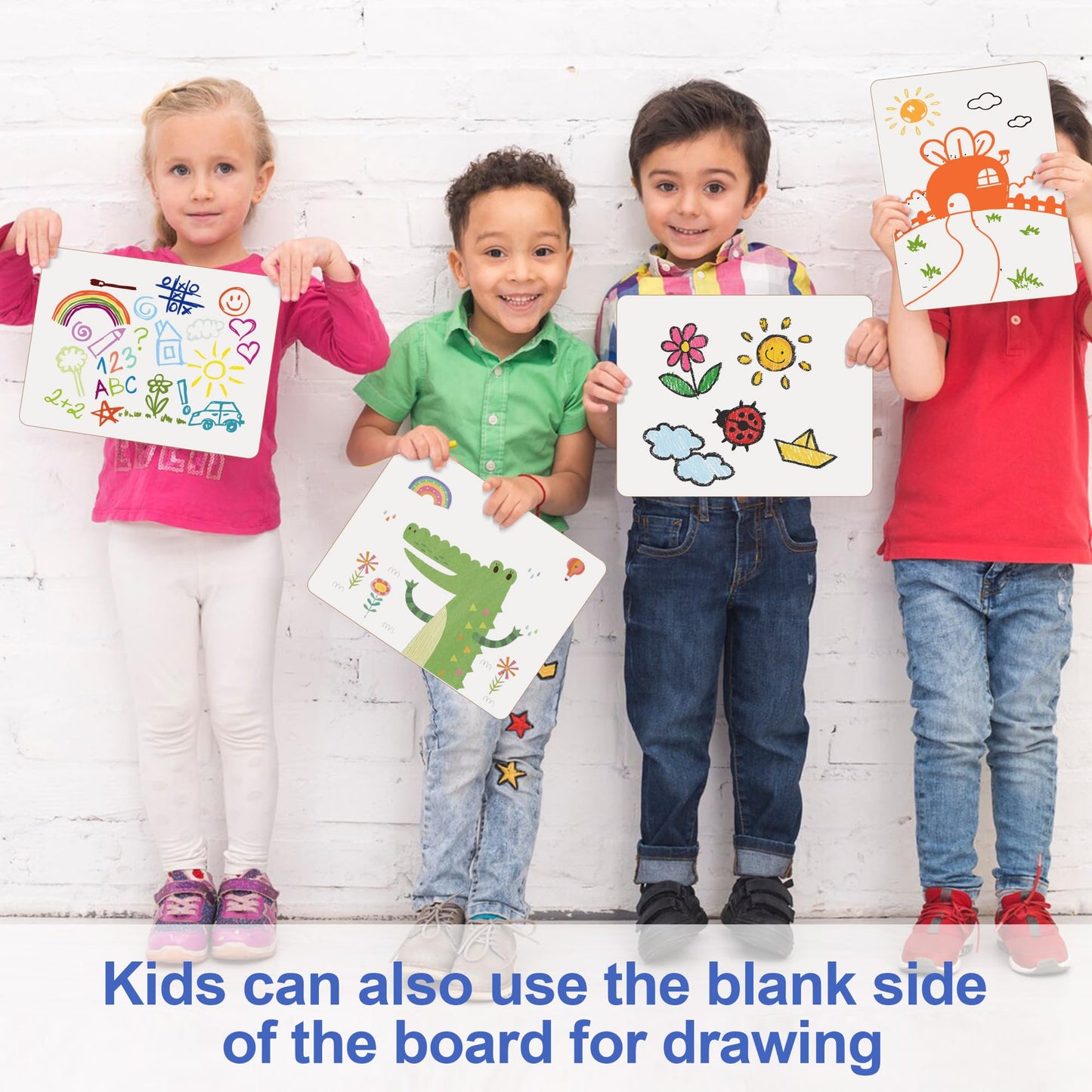 Dry Erase Boards 25 Pack, Double Sided Small Whiteboards with Lines for Kids, Students, Teacher & Classroom Pack, 9"x12" Mini Individual White Boards Lined for Writing Math English Practice