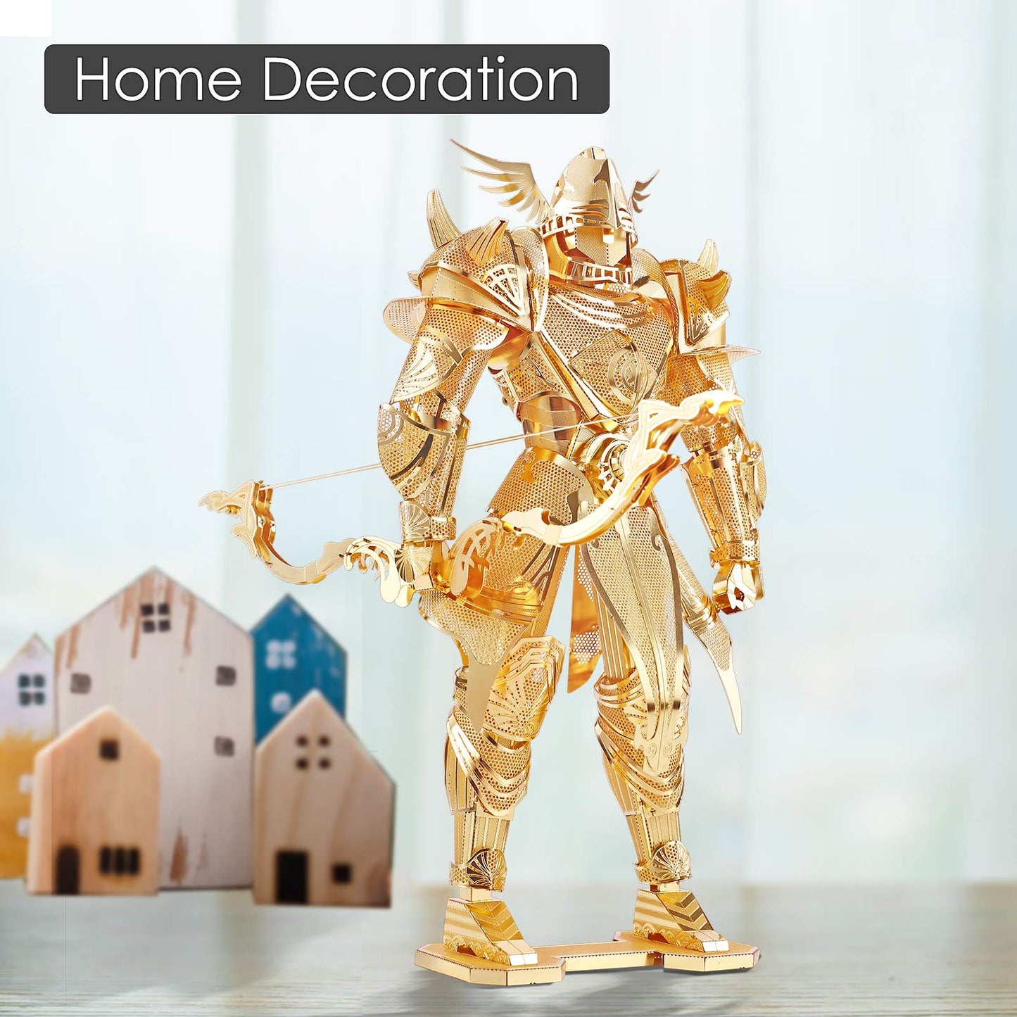 Piececool 3D Figure Mecha Model Kits-Knight of Firmament, 3D Metal Puzzle DIY Craft Kit for Adults Stress Relief, Great Birthday Gifts, 134 Pcs
