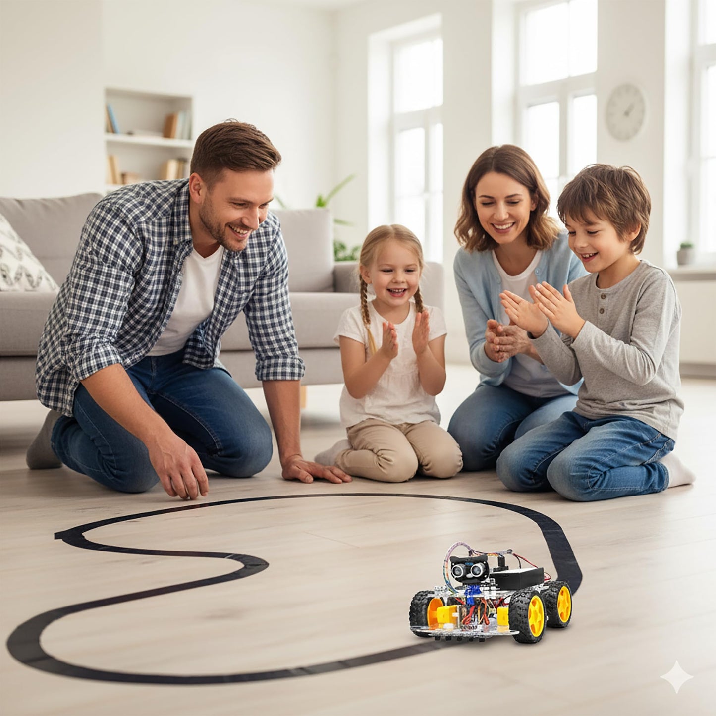 OSOYOO Robot Car Starter Kit for Arduino | STEM Remote Controlled App Educational Motorized Robotics for Building Programming Learning How to Code | IOT Mechanical DIY Coding for Teens Adults