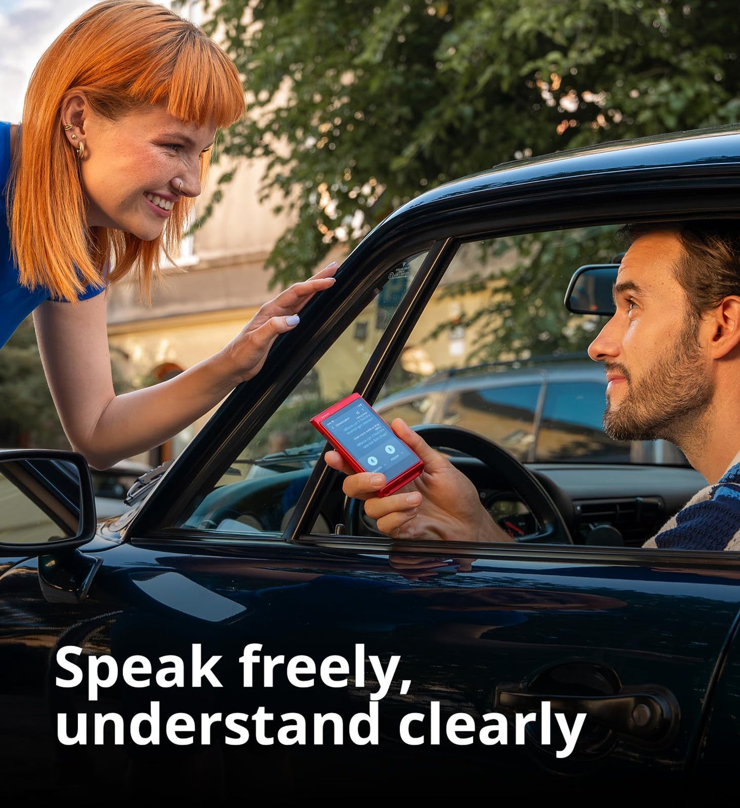 Vasco Translator Q1 | AI Voice Cloning Language Translator Device | 113 Languages | Free Lifetime Internet in Nearly 200 Countries | Slate Blue
