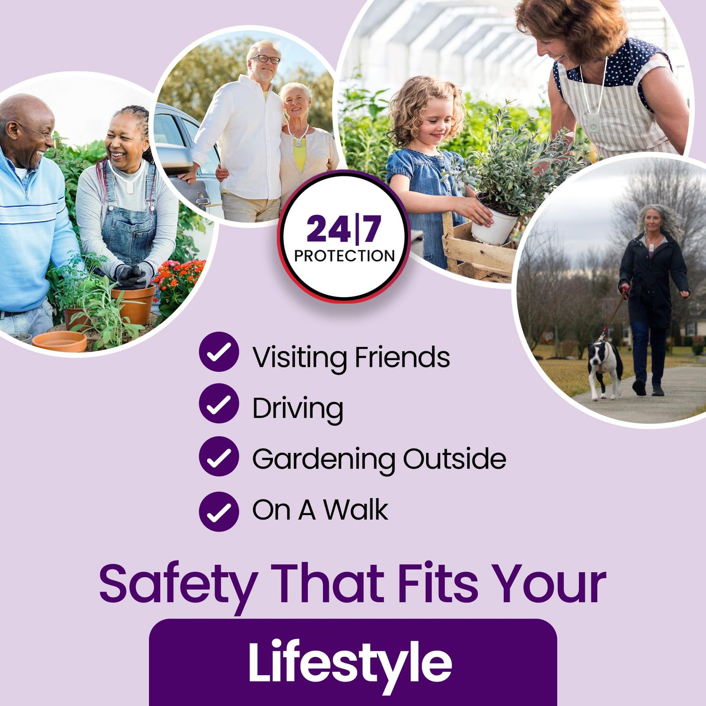 Medical Guardian MGMini | Get Help Instantly & Stay Independent | Medical Alert Device for Seniors | 24/7 Monitoring, GPS Tracking, Emergency Button | Subscription Required | Pearl