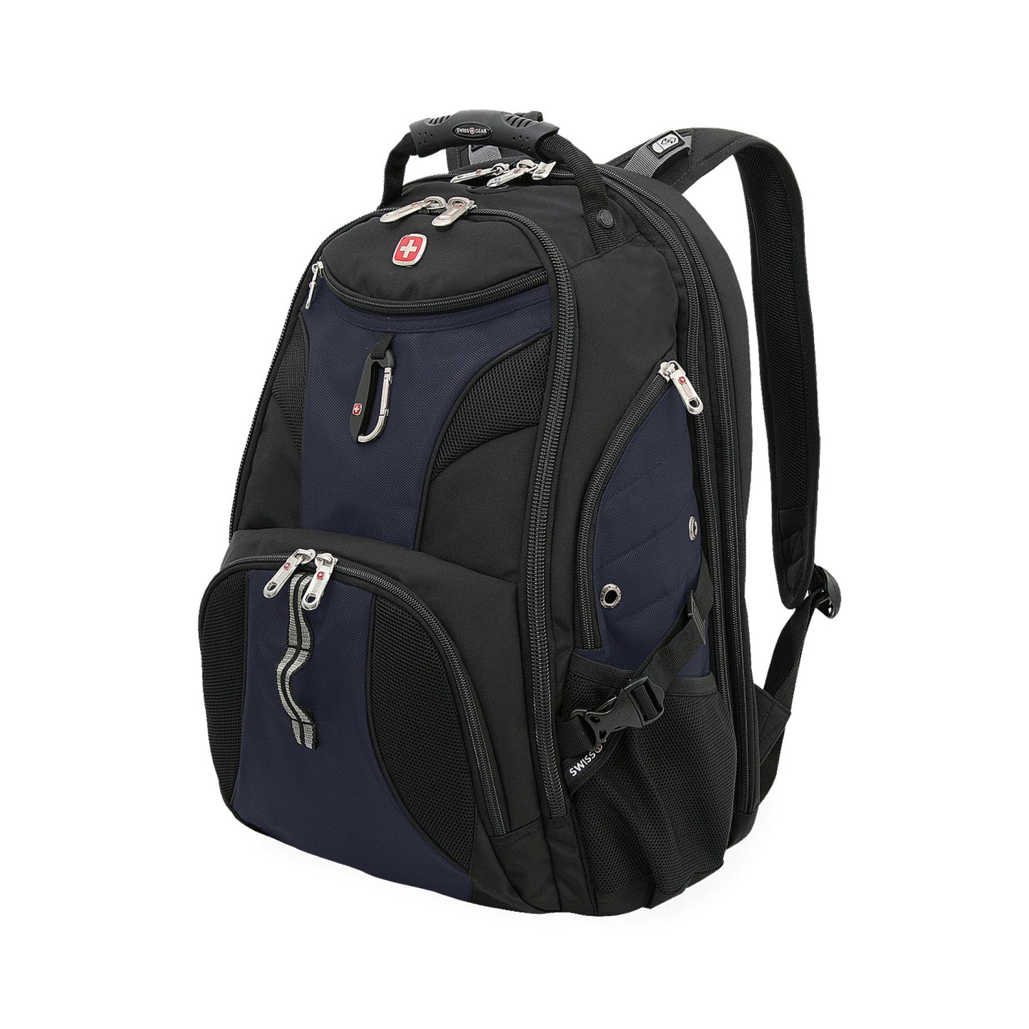 SWISSGEAR 1900 ScanSmart Laptop Backpack, Fits Most 17-Inch Laptops, TSA-Friendly Lay-Flat Design, RFID Protection, and Tablet Pocket, Black, 31L, 18.5-Inch