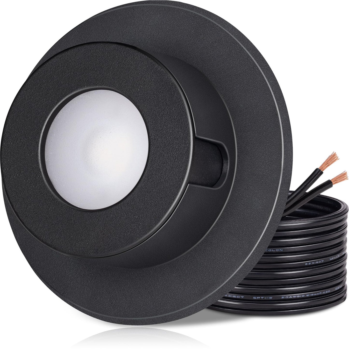 SUNVIE LED Underwater Pond Light 3W 3000K Warm White IP68 Black 1 Pack Model ULWS03W01