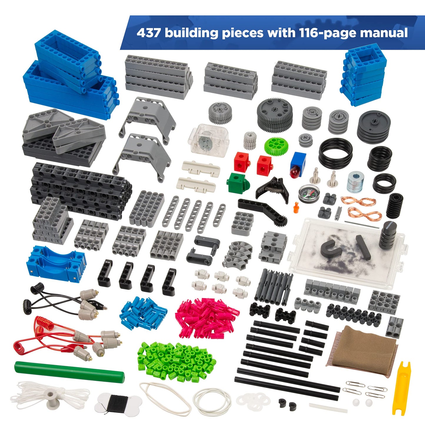 Thames & Kosmos Forces & Interactions: Middle School Classroom Kit | NGSS-Aligned for Physics & Engineering Classes| Teacher Guide & Lesson Plans | Durable, Timed for Classroom Use, Includes Storage