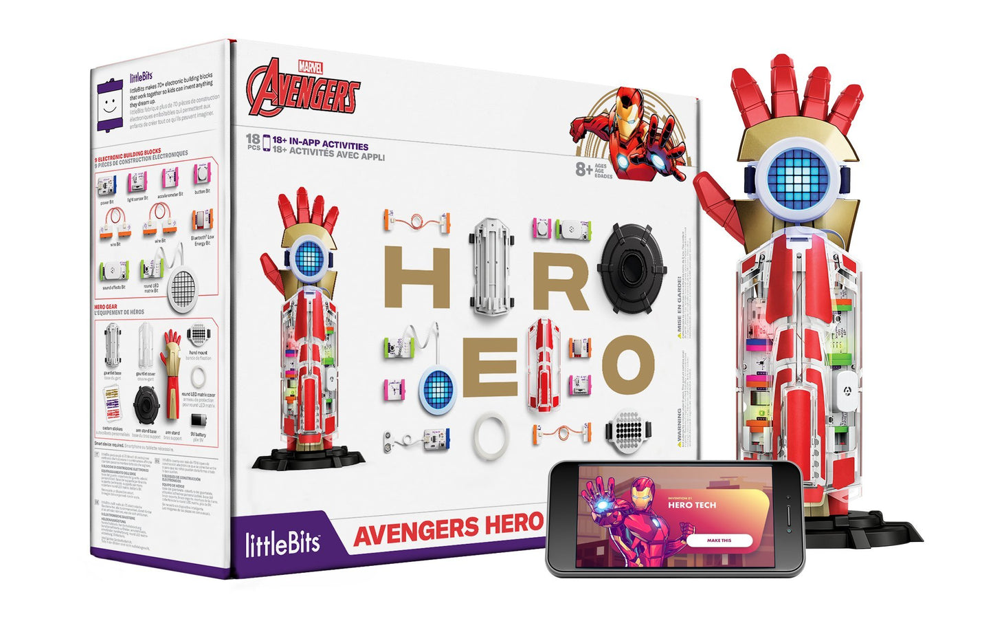 Avengers Hero Inventor Kit - Kids 8+ Build & Customize Electronic Super Hero Gear