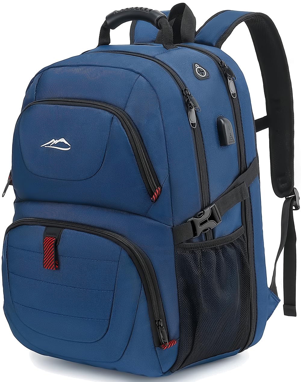 ProEtrade Travel Backpack, Extra Large Laptop Backpack Business Anti Theft TSA Approved College Work Computer Bag Fits 17 Inch Laptop with USB Charging Port for Women Men(Blue)