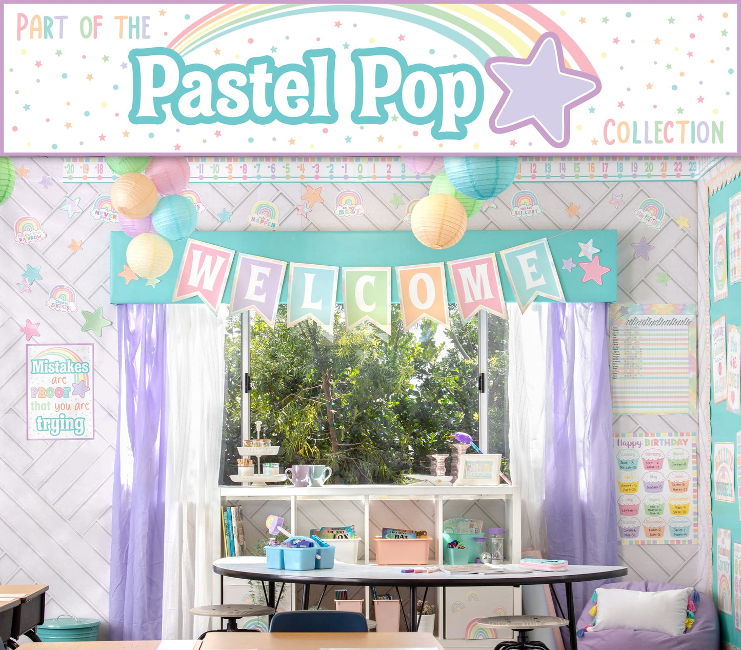 Teacher Created Resources Pastel Pop Calming Strategies Educational Poster Pack (TCR8439)
