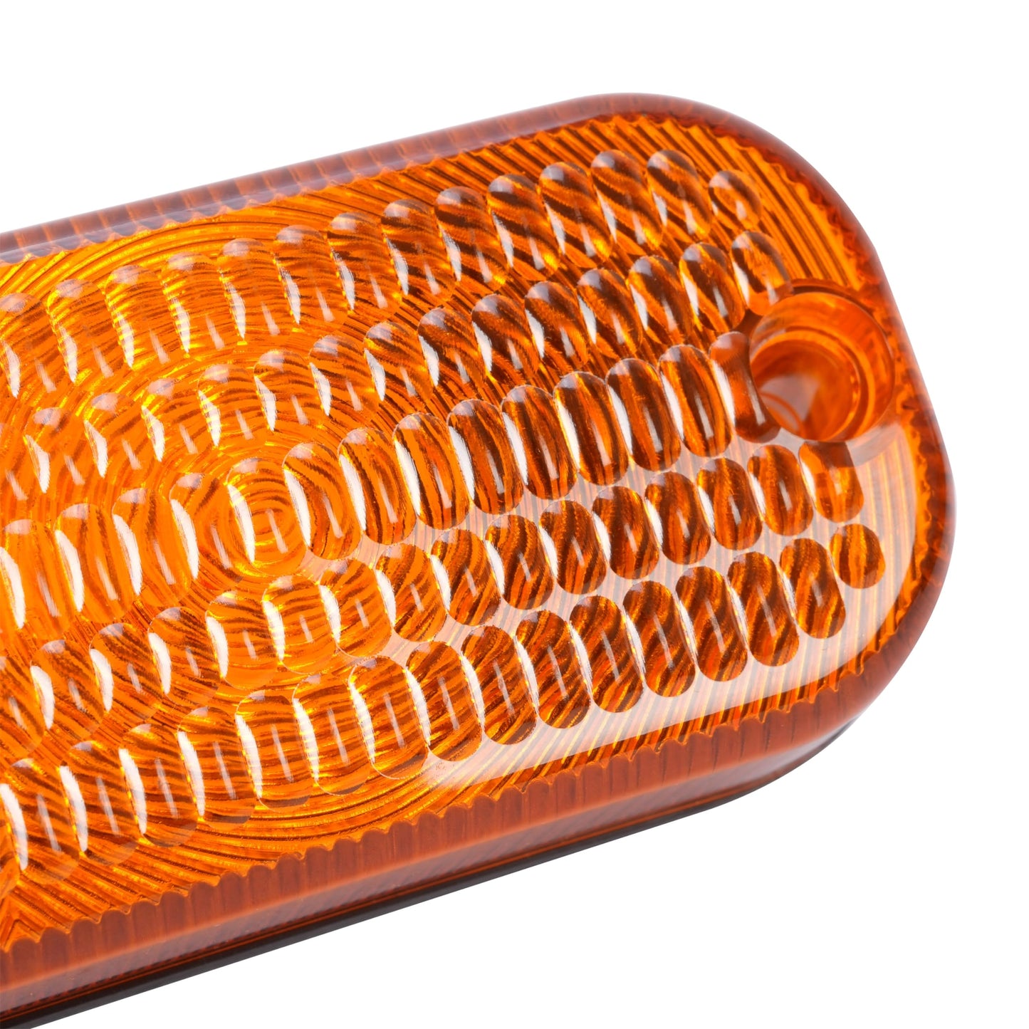 HECASA LED Flashing Amber Cab Light AR60250 for John Deere Tractor 30 Series, 1Pc, Plastic
