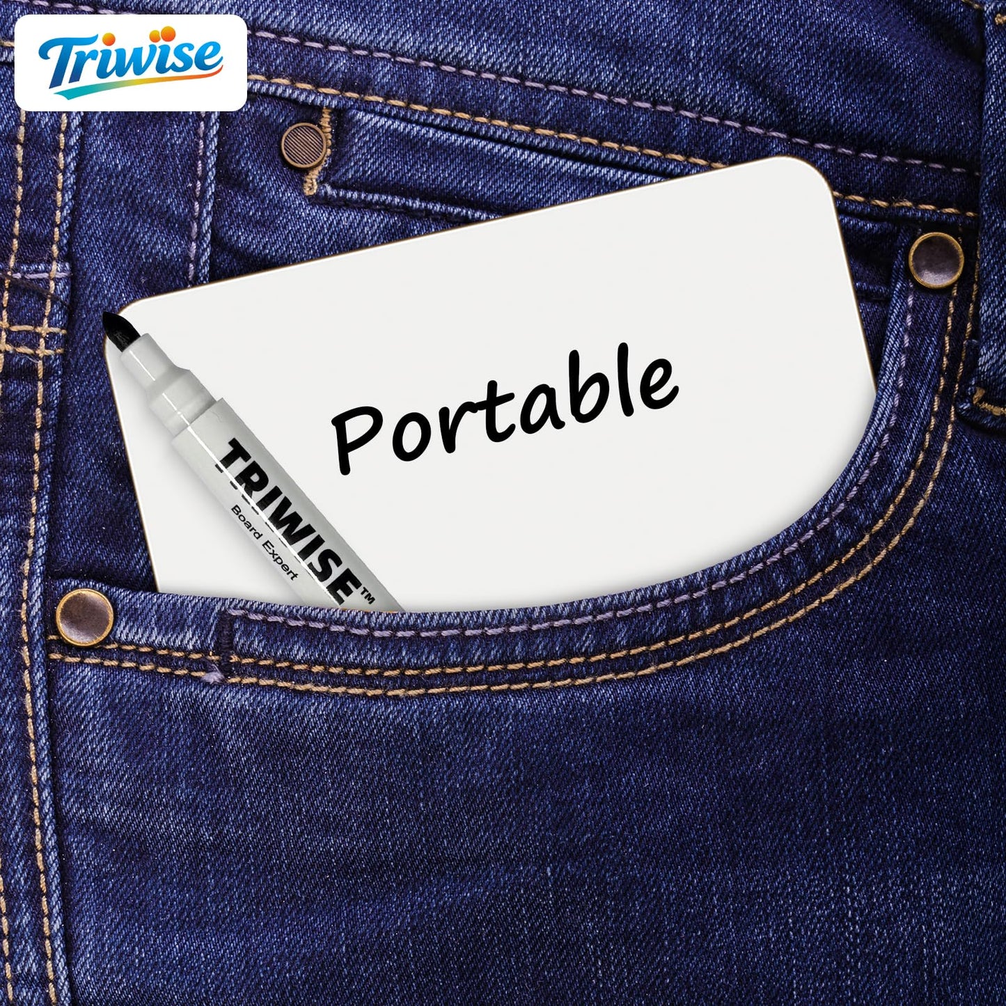 Portable Small White Board 5"x8" for Students, Personal Whiteboard Mini Lightweight Double Sided, Dry Erase Board for Kids Classroom, Individual Lapboards for Teaching with Eraser and Marker (36 Pack)