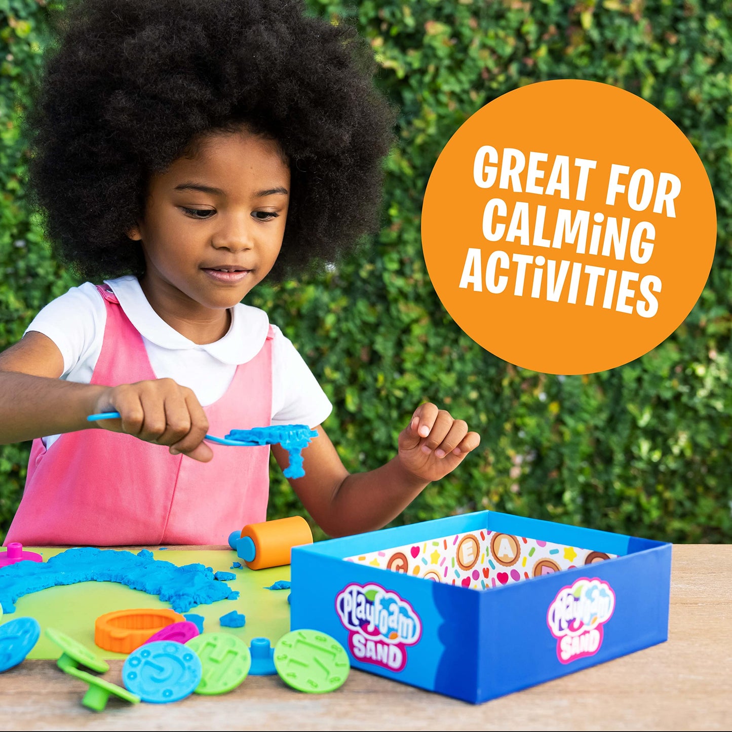 Educational Insights Playfoam Sand ABC Cookies Set - Toddler Learning Toys, Preschool Sensory Toys for Kids 3-5, Non Toxic Play Sand Kit for Toddlers, Sensory Letters, Alphabet Learning Activities