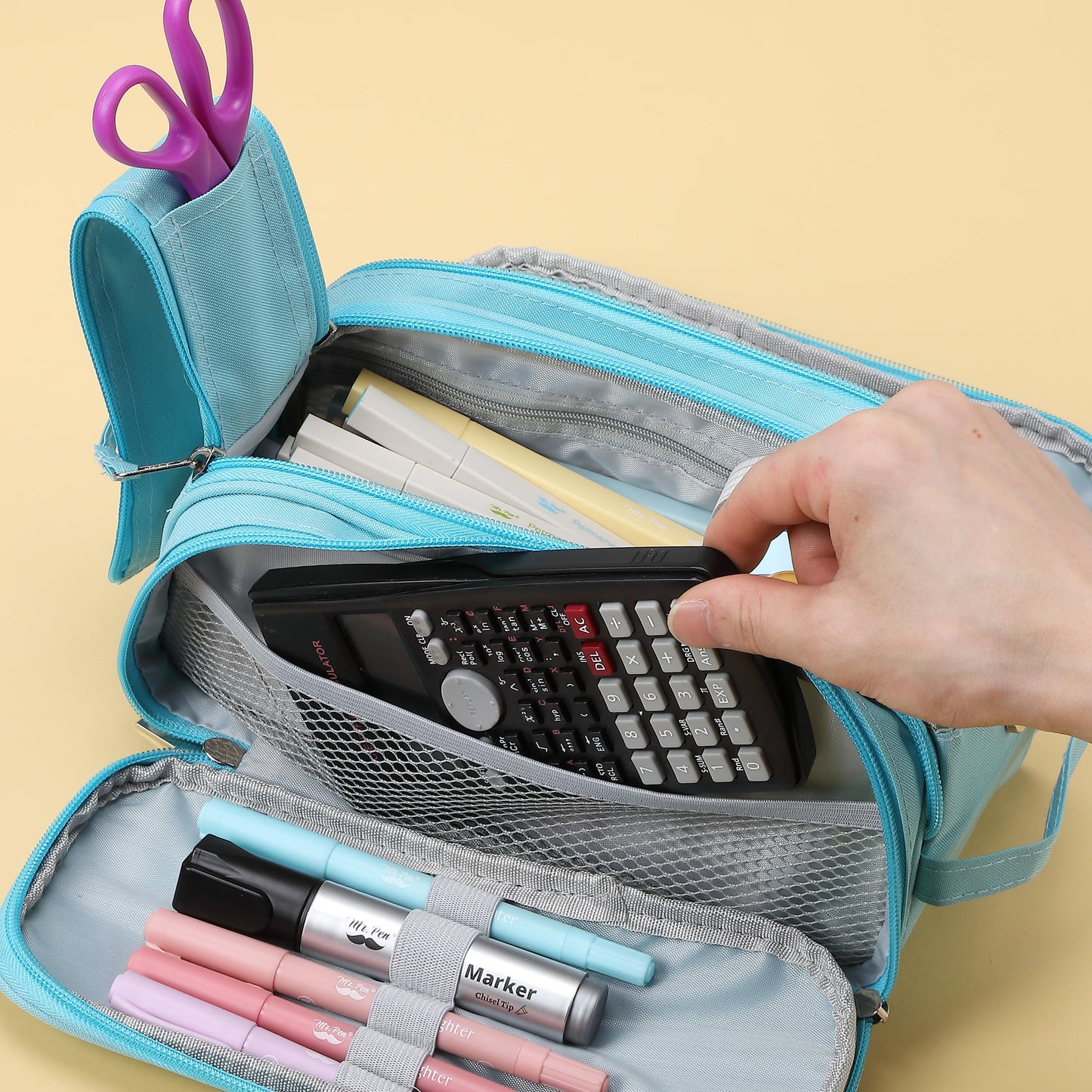 Mr. Pen - Large Capacity Pencil Case - Big Pencil Pouch - Pen Bag