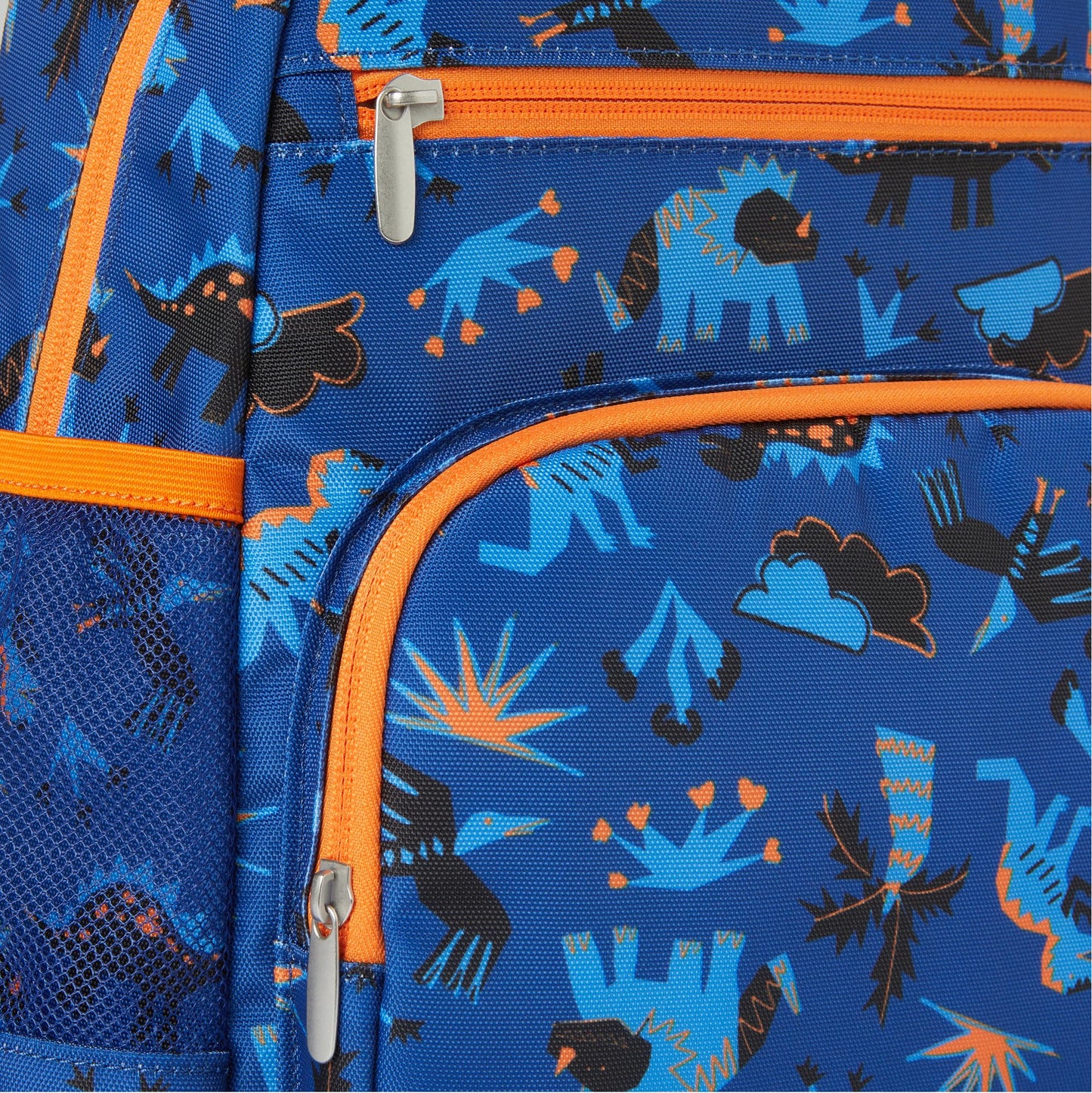 Amazon Essentials Kids School Backpack with Multiple Storage Pockets - Durable Tear-Resistant Day-pack for Books and Supplies-Children's School Bag - Blue Navy