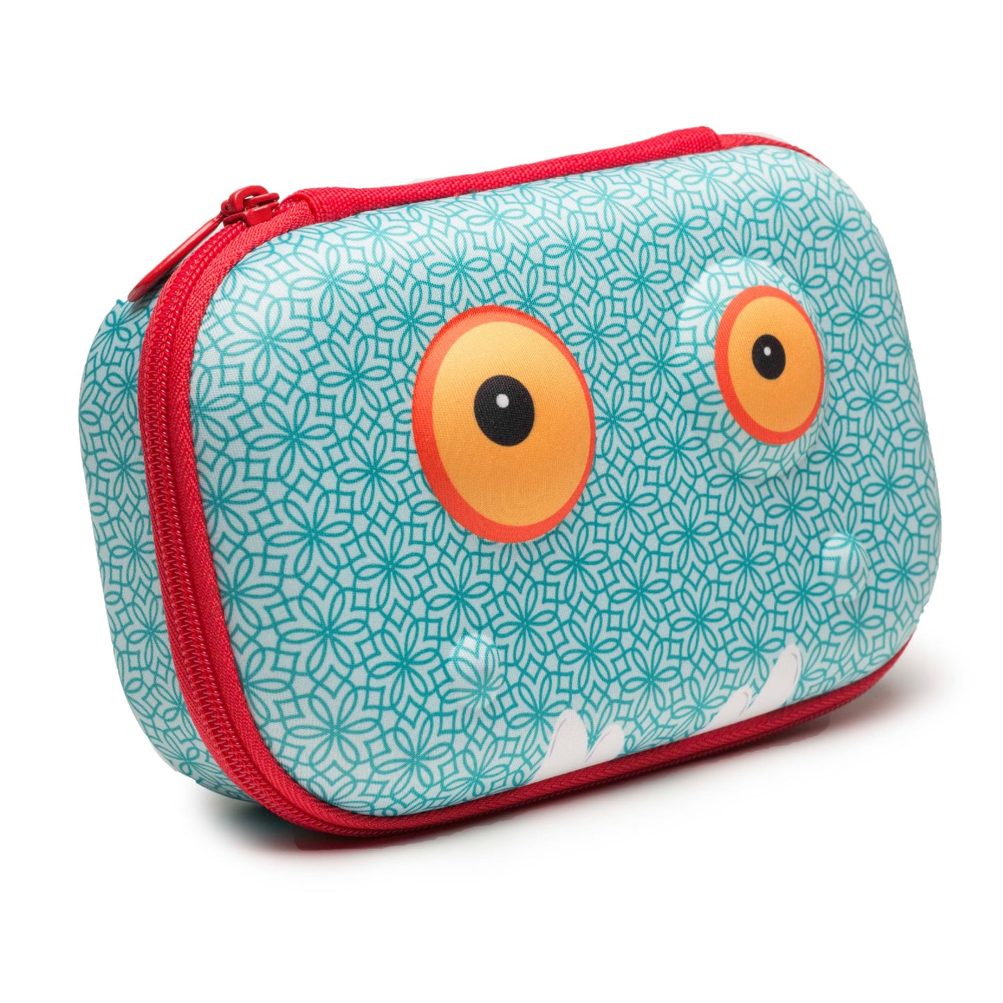 ZIPIT Beast Pencil Box for Kids, Large Capacity Cute Pencil Case for School, Stationery Organizer Box, Blue