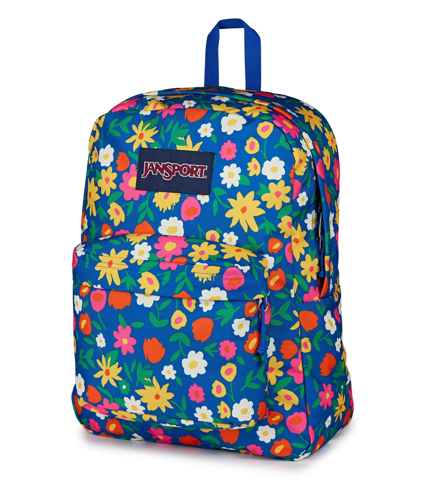 JanSport SuperBreak One Backpack - Durable, Lightweight Bag with 1 Main Compartment, Front Utility Pocket with Built-in Organizer, Premium Backpack, Flower Market