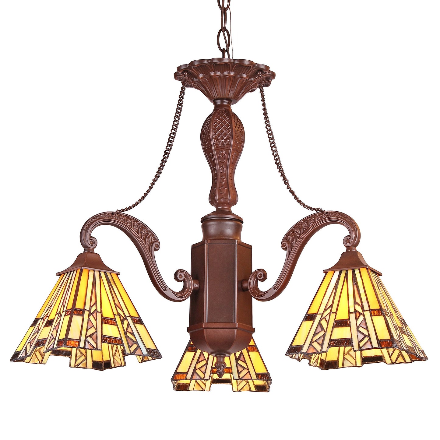 Chloe Progressive Mini Chandelier, Glass, Multicolor, Model CH33226MI22-DC3, One Size