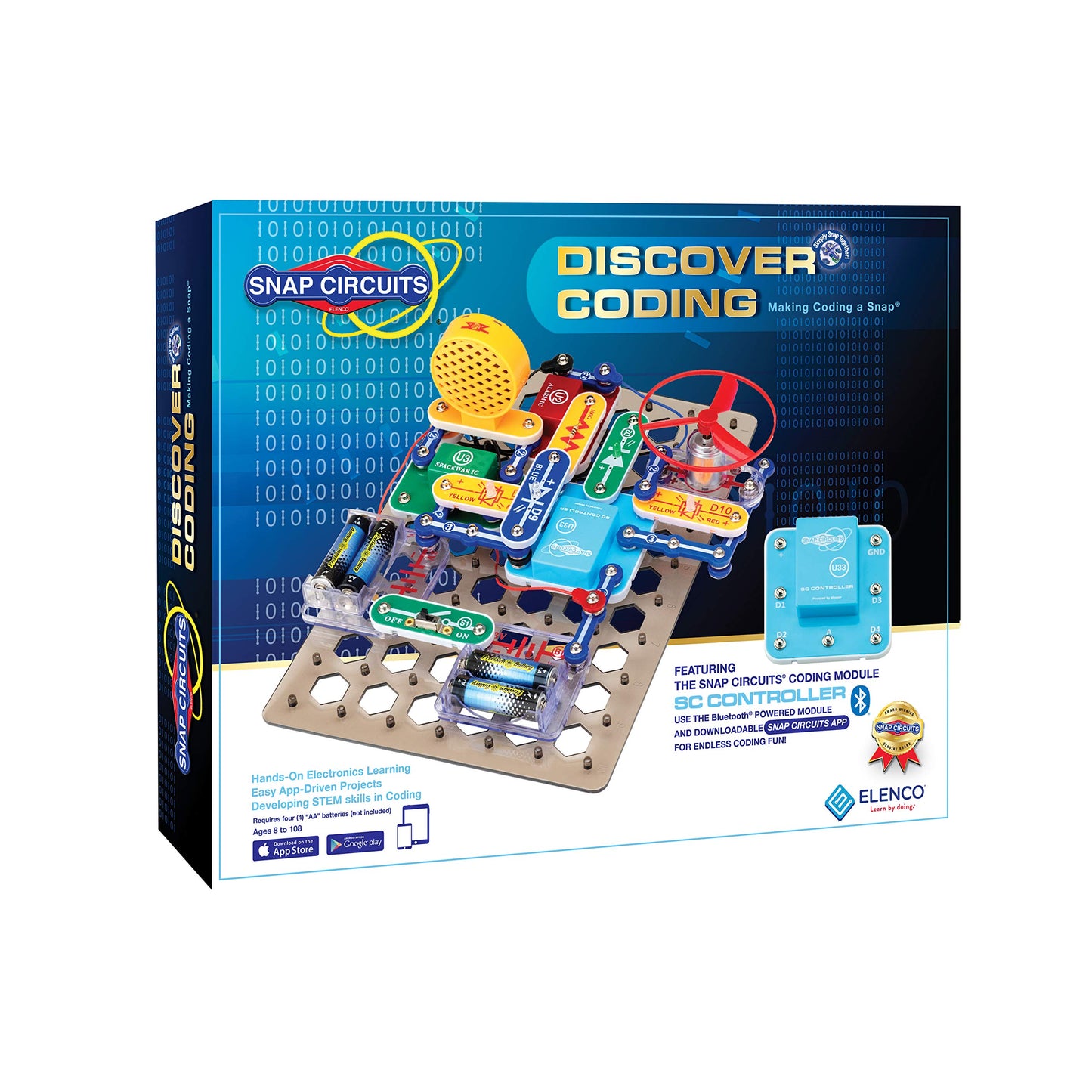 Snap Circuits Elenco Discover Coding Toy for Kids Ages 8 and Up