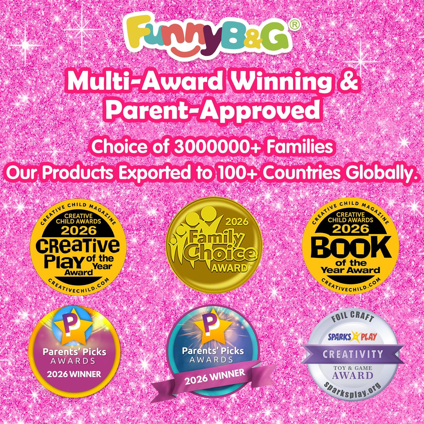 FUNNYB&G Foil Art Craft Kit for Girls 4-10 Years Old: Mess-Free & No-Glue, Create 16 Sparkly Princess Unicorn Pictures – Perfect Travel Toy & Birthday Gift for Kids (Princess)