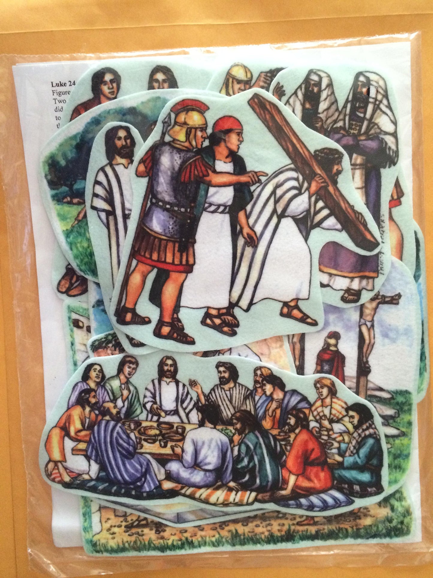 Crucifixion and Resurrection of Jesus Felt Figures Flannel Board Bible Stories PRECUT