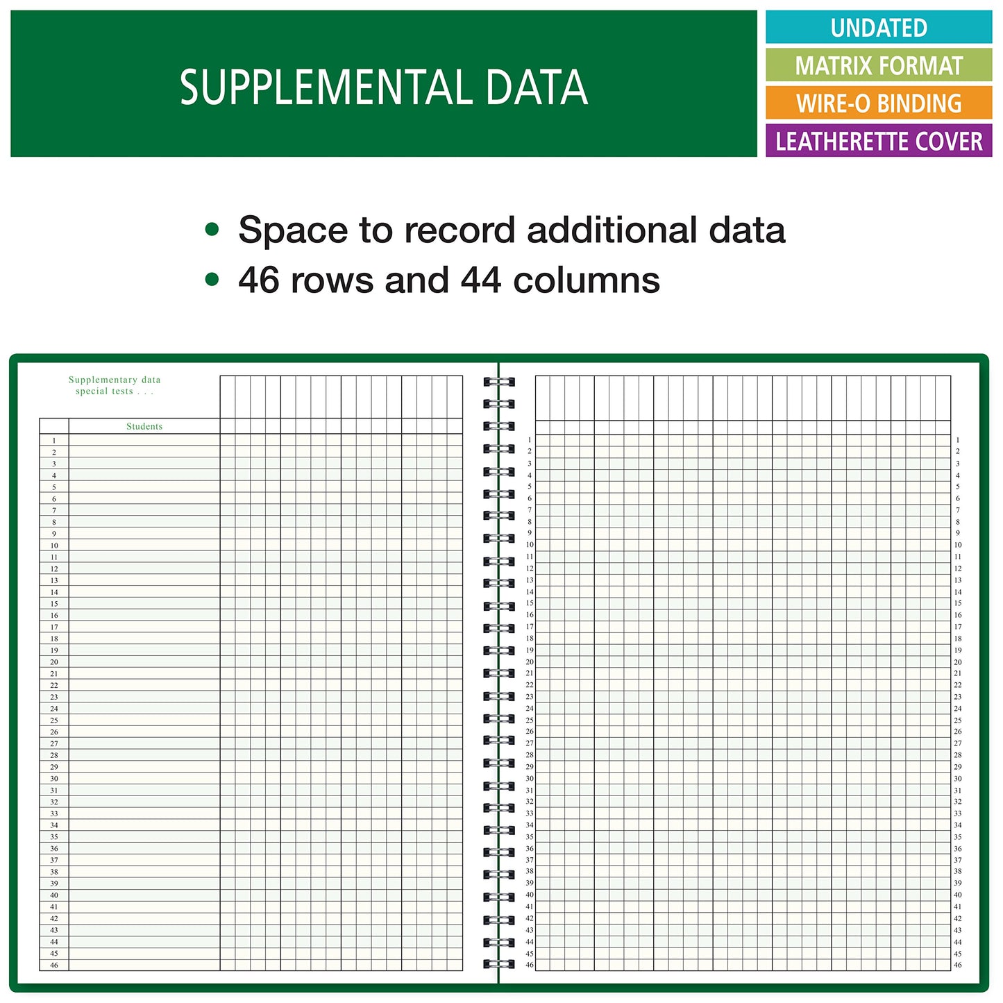 6 Period Wide Teacher Lesson Plan; Days Vertically Down The Side (6WPL)