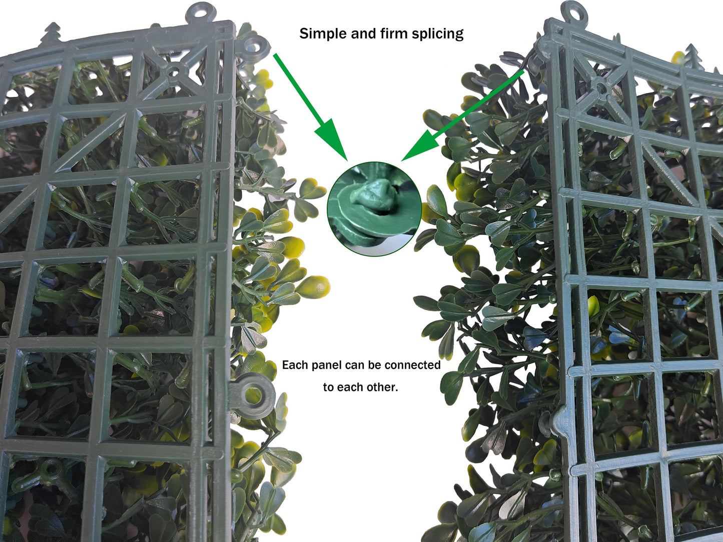 ODTORY Artificial Boxwood Roll Panels: 80 X 120 in(67 sqft) UV-Anti Fake Ivy Privacy Fence Wall Screen for Indoor Outdoor Green Grass Wall Decor & Hedge Fence Covering Privacy