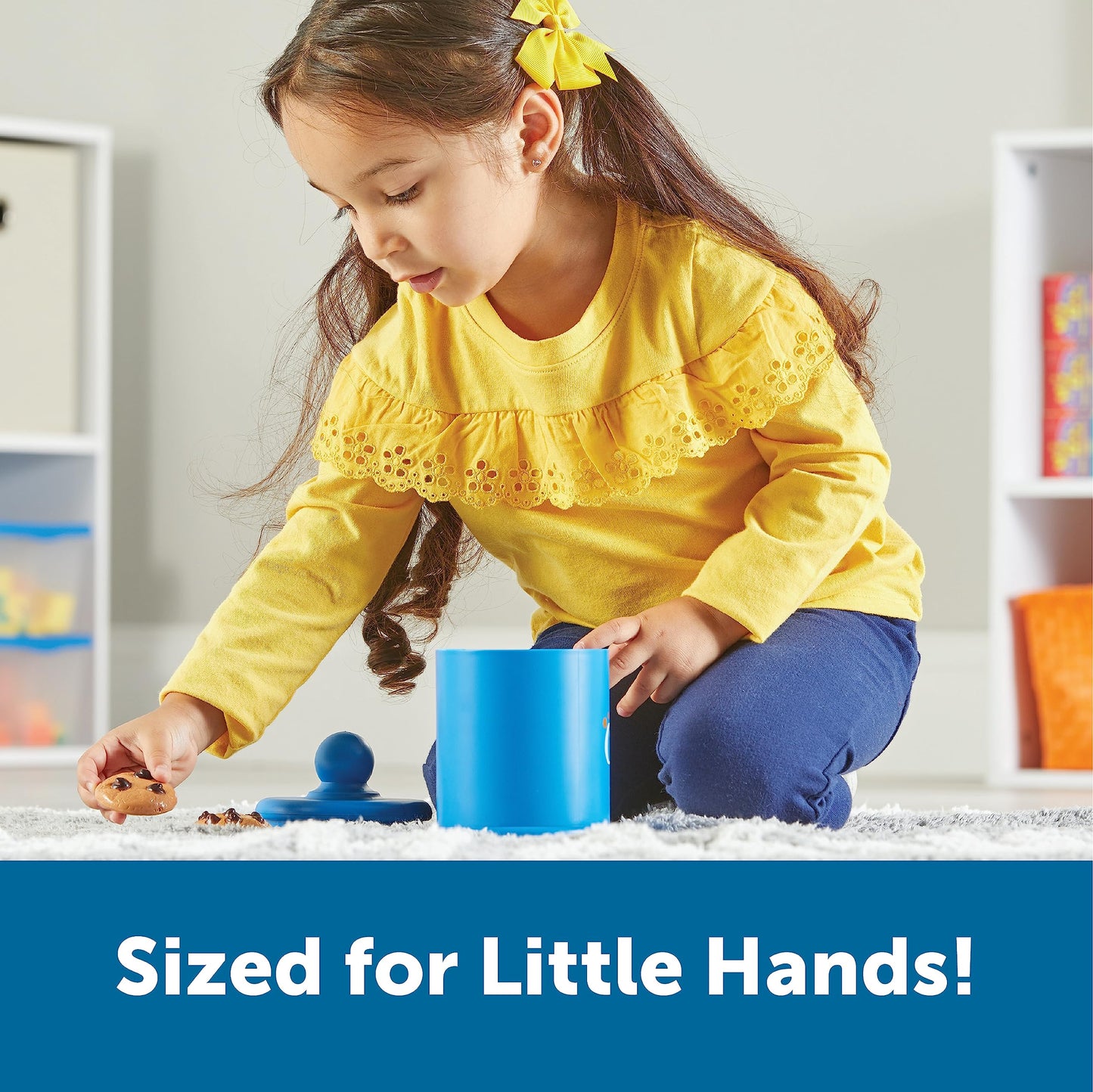 Learning Resources Smart Counting Cookies - Chocolate Chip Play Food, Preschool Activities, Toddler Sensory Toy, Play Kitchen Accessories, Sorting and Stacking, Fine Motor Numbers , Math Games