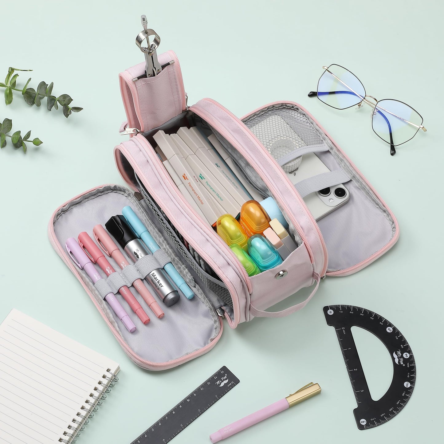 Mr. Pen- Large Capacity Pencil Case, Big Capacity Pencil Case, Big Pencil Pouch, Pen Pouch, Pen Bag