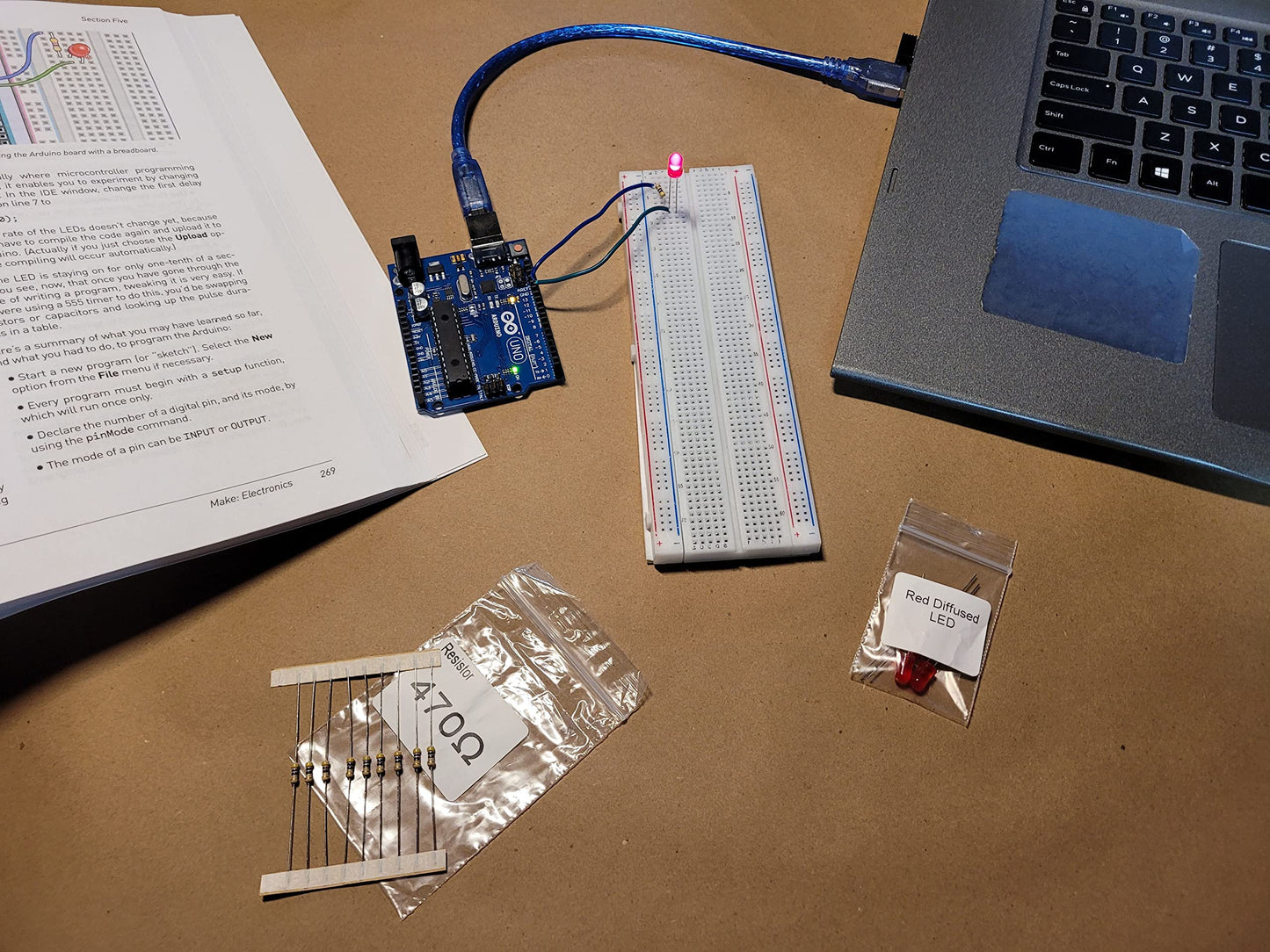 Make: Electronics Third Ed Kit 2 Economy - Beginner, Intermediate, & Advanced (Teen - Adult) Component Pack that Follows The Experiments in Make: Electronics 3rd Ed by Charles Platt