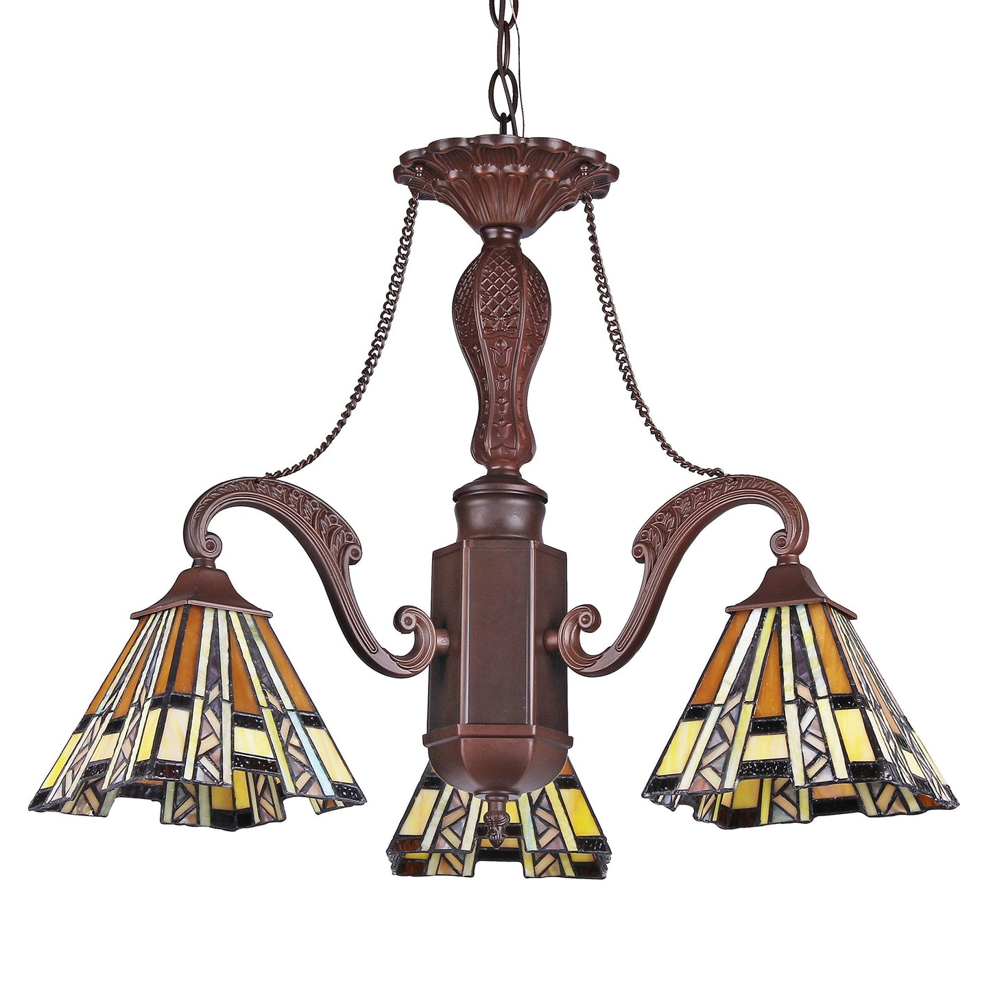 Chloe Progressive Mini Chandelier, Glass, Multicolor, Model CH33226MI22-DC3, One Size