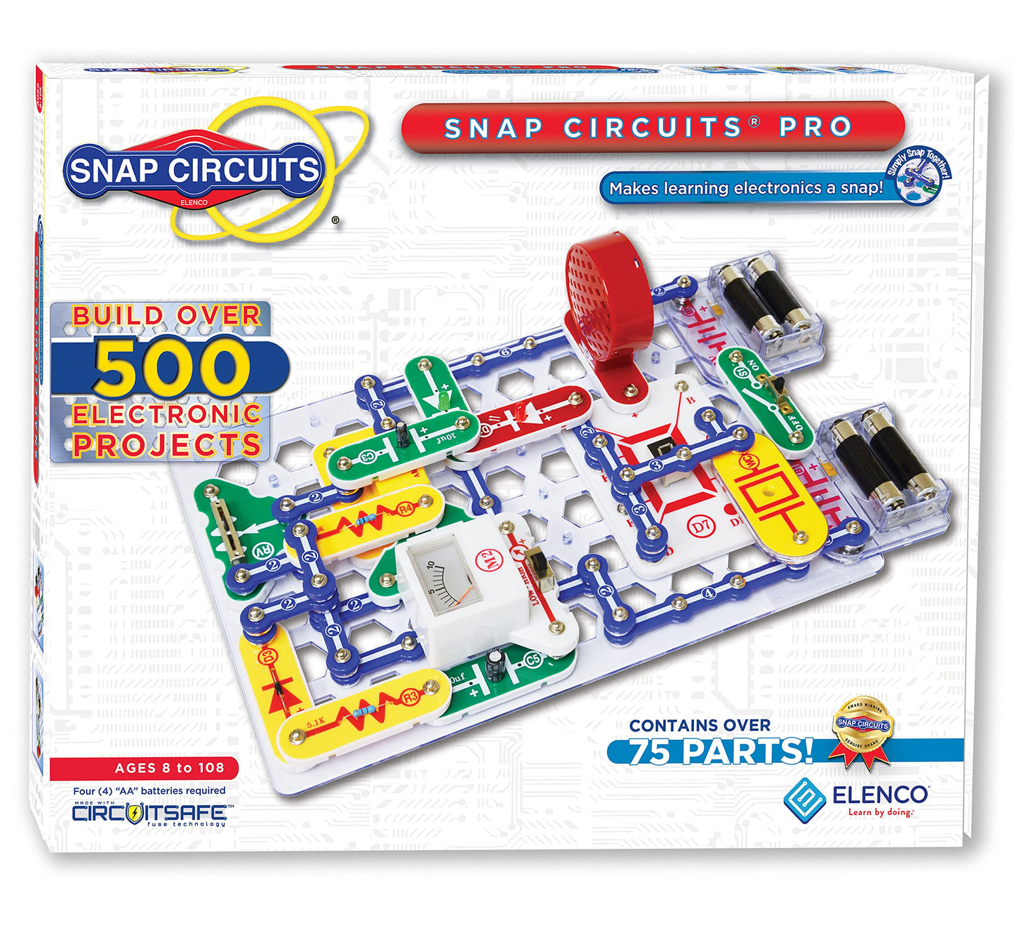 Snap Circuits Elenco Snap Circuits Pro 500 in 1 Electronics Exploration Kit