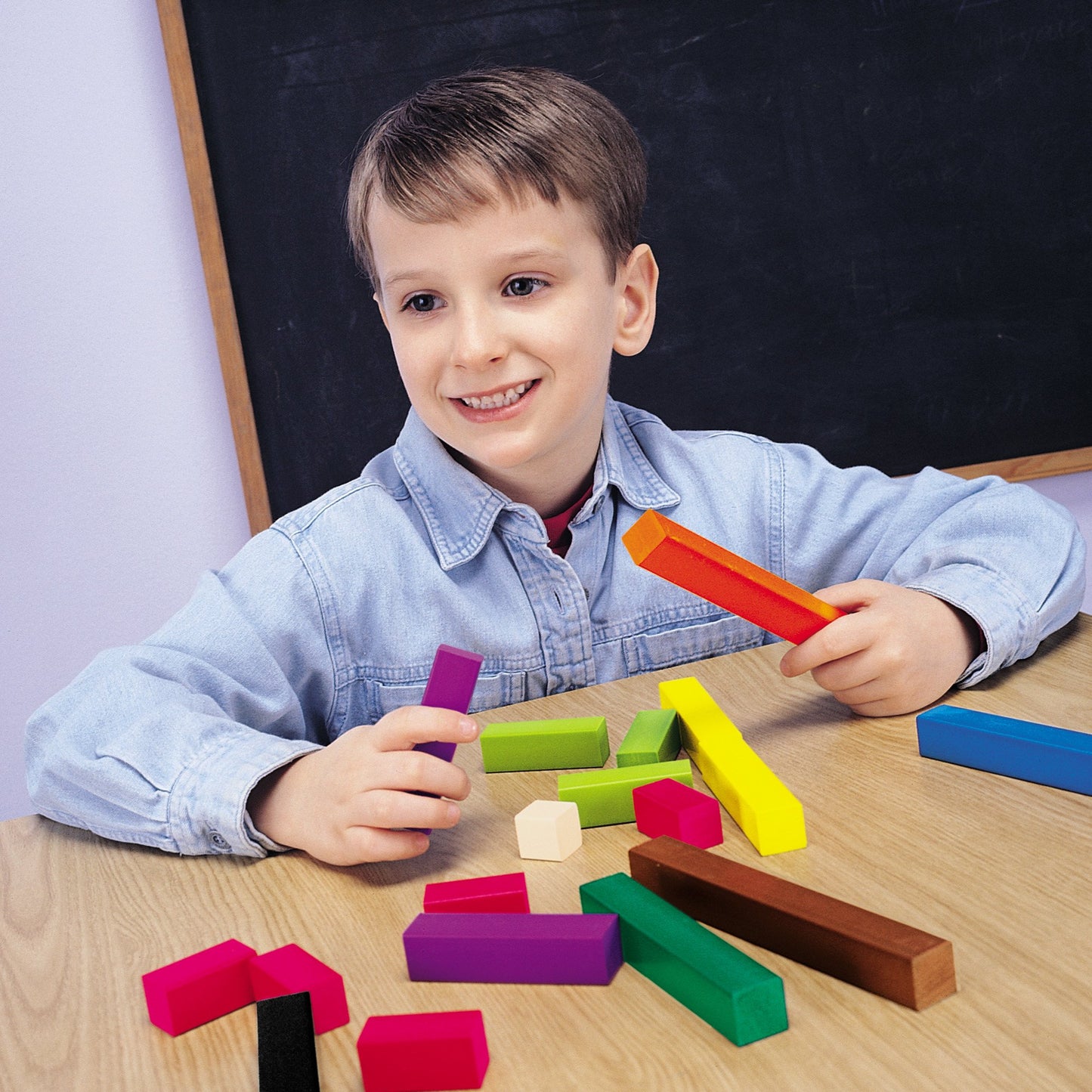 Learning Resources Fraction Tower Equivalency Cubes - 51 Pieces, Ages 6+ Math Toys for Kids, Classroom and Homeschool Accessories, Fractions for Kids