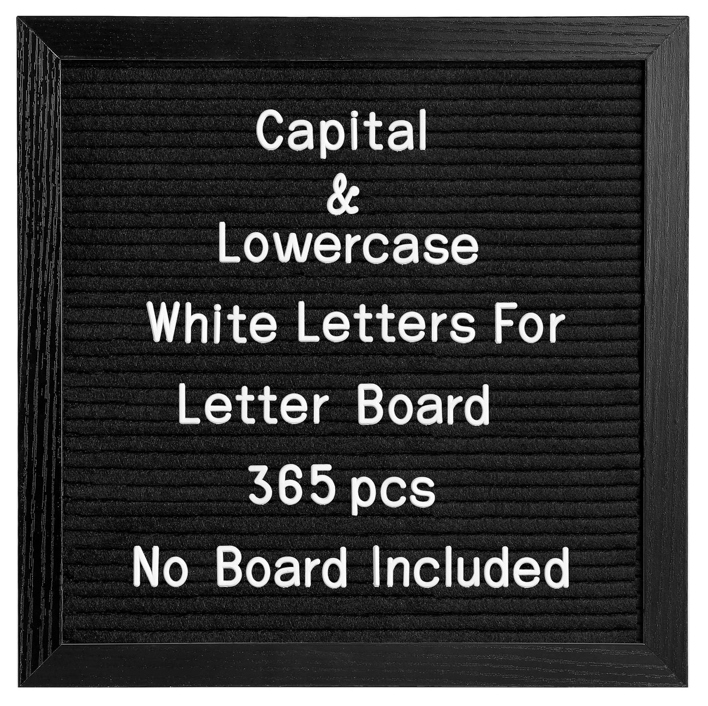 G GAMIT Letters Set - Pre-Cut 365pcs 0.75" Both Capital and Lowercase Letters Only (No Board Included)