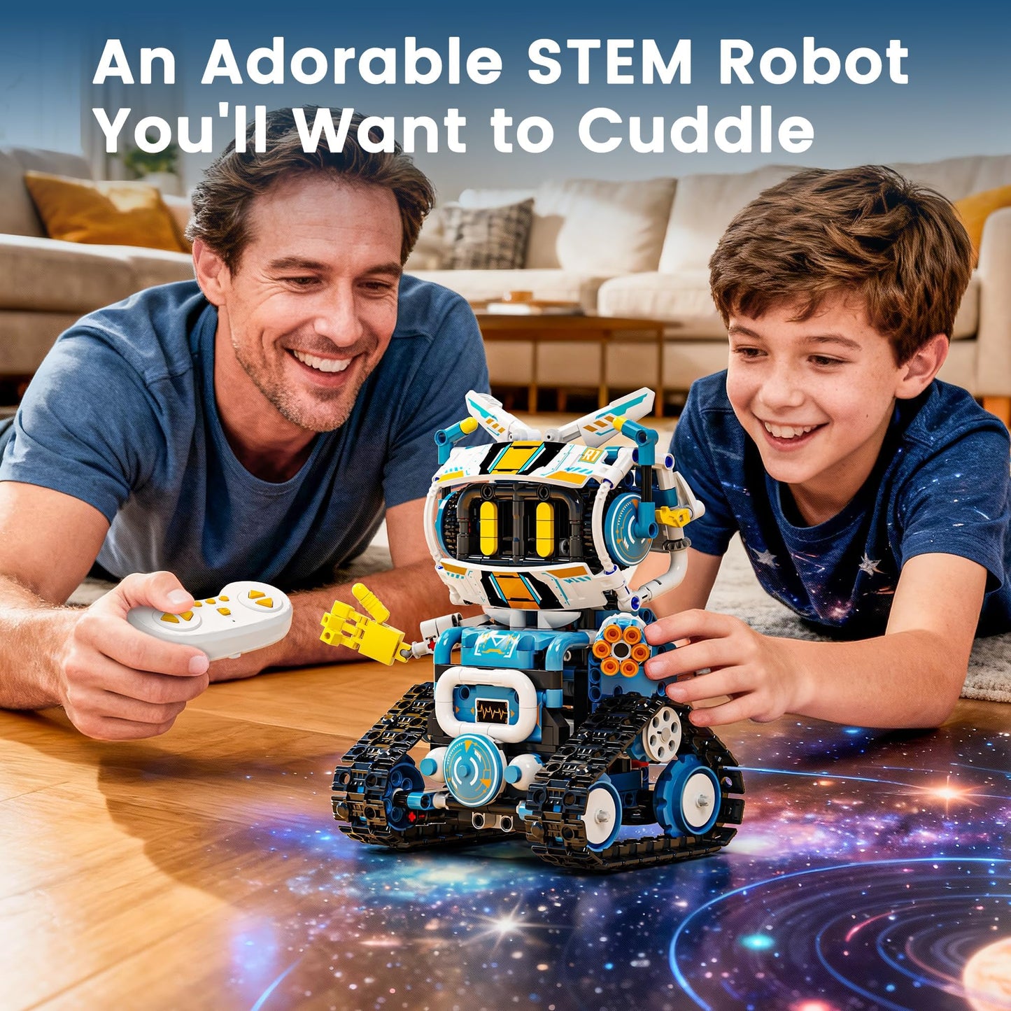 Glikid 5 in 1 STEM Robotics Kit for Kids 8-12, APP & Remote Control Robot Building Kit, Science Project Kit & STEM Toys for Ages 8-13, Gifts for 8 Year Old Boys Girls