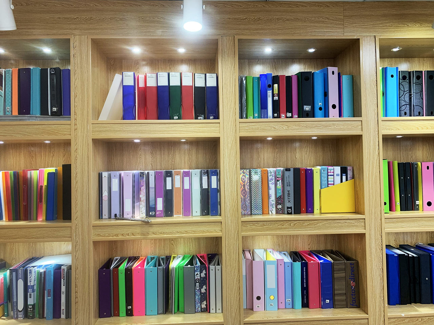 2 Inch 3 Ring Binders,Multicolor Customizable Round Ring Binder for School,Office,Home,Purple/Pink/Blue/Green,4 Pack