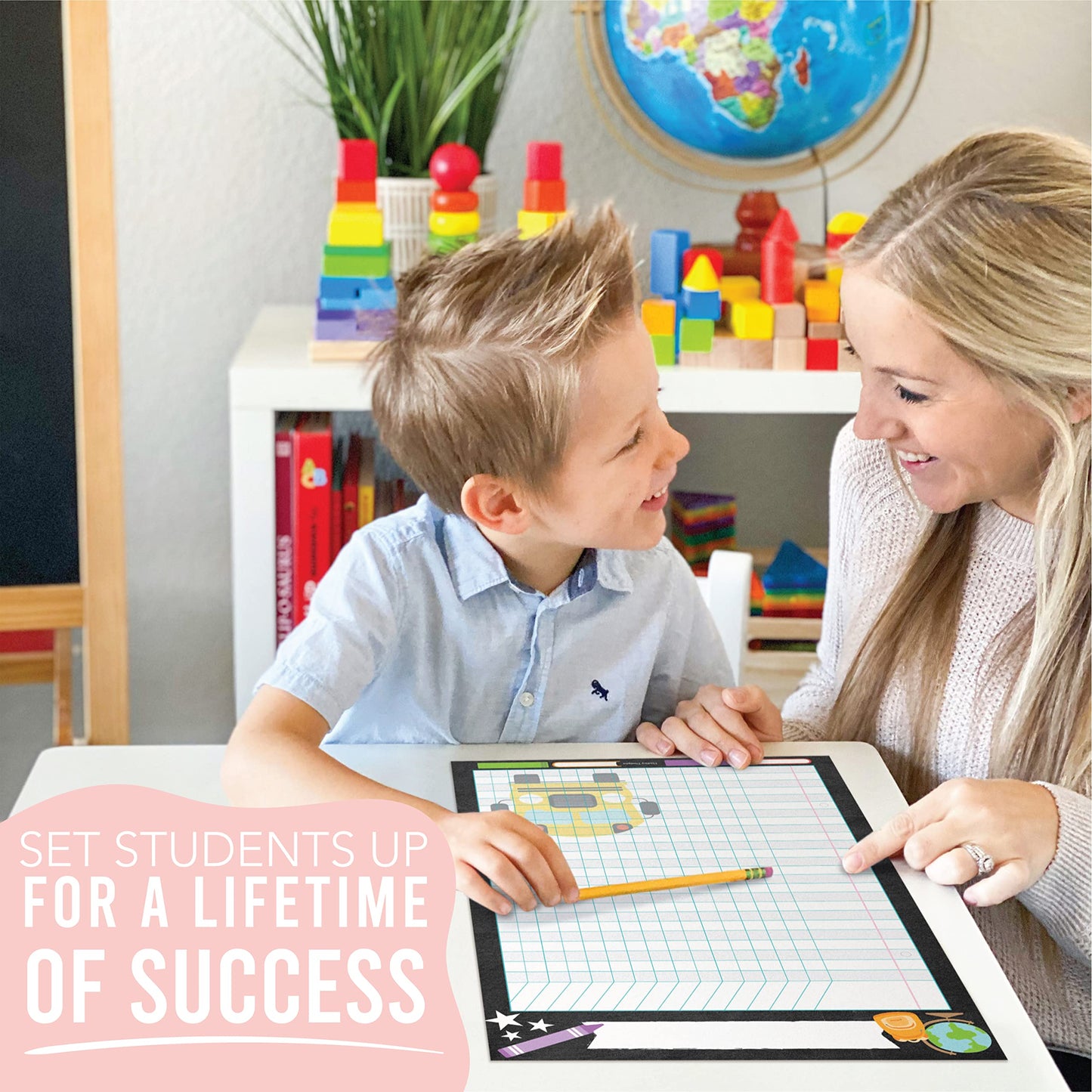 Attendance Chart for Classroom Management - 4 Incentive Chart for Classroom Essentials, 11x17 Student Behavior Charts and Homework Tracker, Teachers Class Attendance and Assignments Log