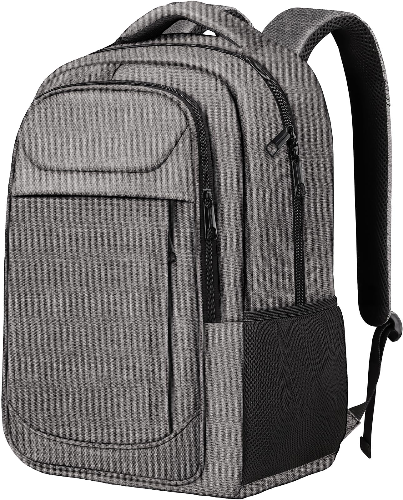 JARWAM Travel Backpack, Laptop Backpack for Men Women, 17 Inch Water Resistant Slim Casual Daypack College Travel Computer Nurse Work Bag Gifts for Men & Women, Grey