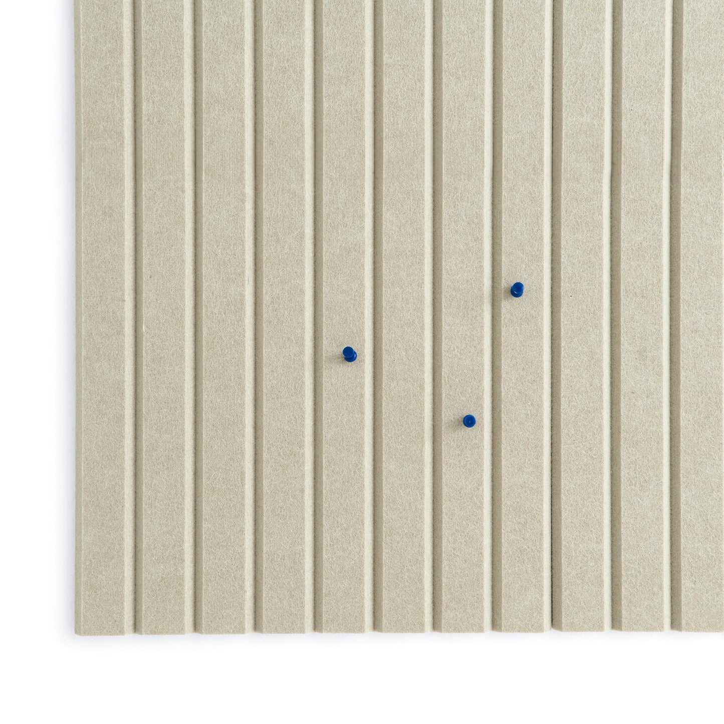 VIVELDA Felt Bulletin Board Tiles 48"x36" - 12-Pack Cork Board Alternative, OEKO-TEX Certified, NRC 0.95 Acoustic Felt Wall Panels, Damage-Free Adhesive, Slatted Design Home Office & Classroom (Opera)