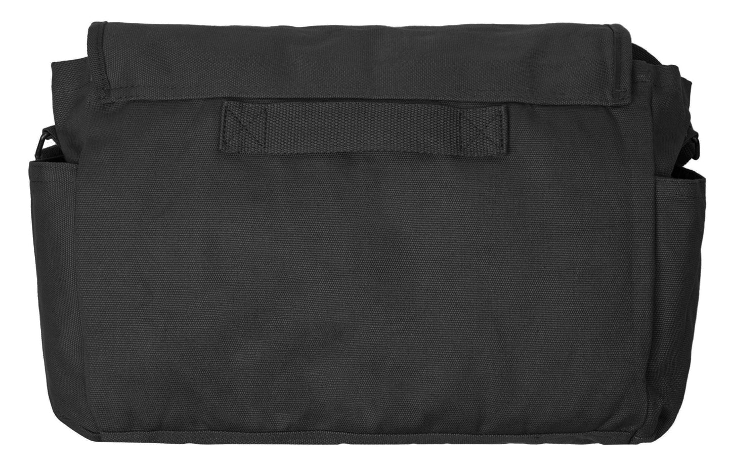 Sweetbriar Classic Messenger Bag - Vintage Canvas Shoulder, Black, Size Large