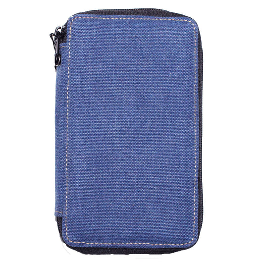 Speedball Art Products 254480 48 Pencil Storage Canvas Pencil Case, Denim