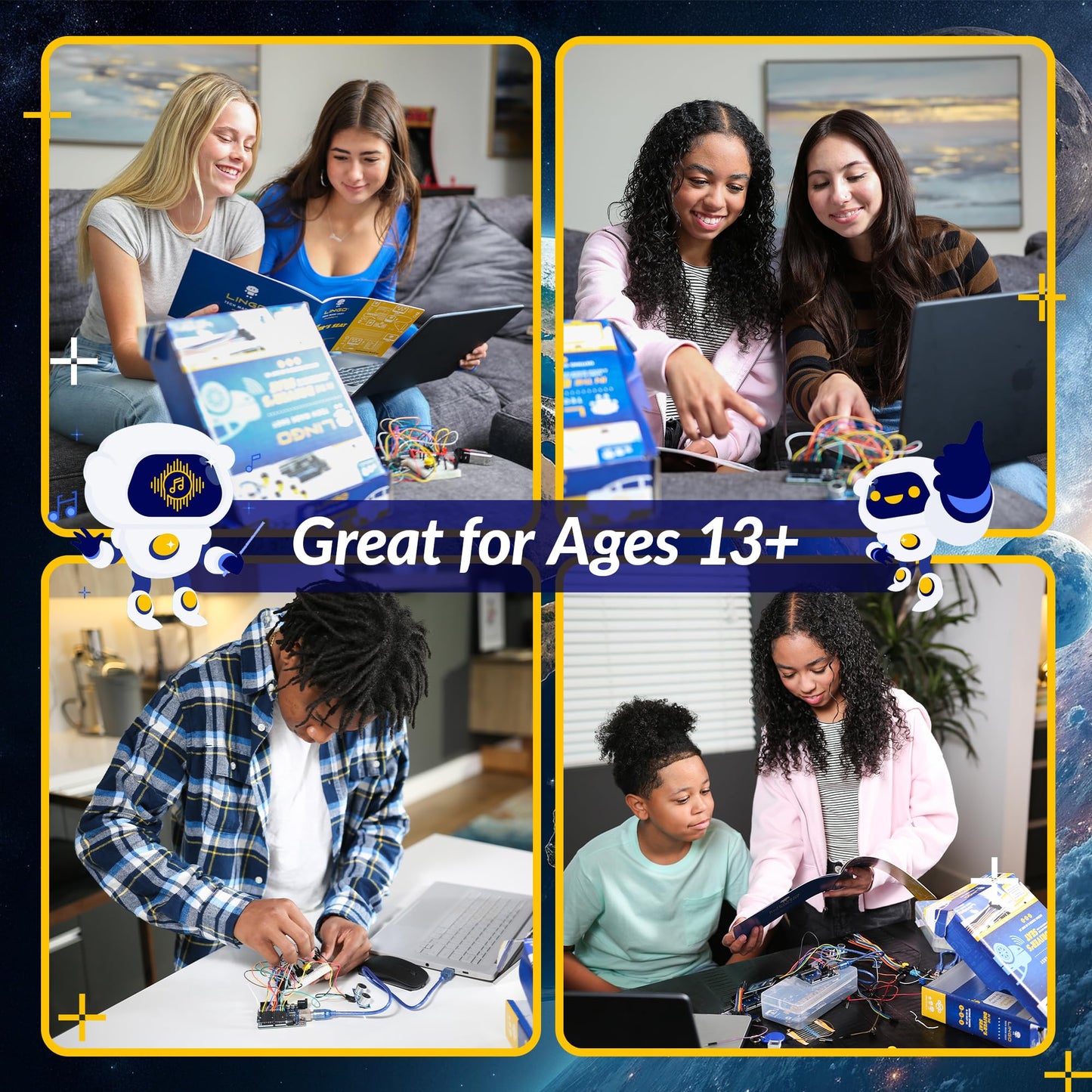 LINGO STEM Coding Kit - Build & Code Your Own Backup Sensor for Car - Learn Coding with Step-by-Step Guides - STEM Projects for Ages 13+ Years for Birthdays & Holidays