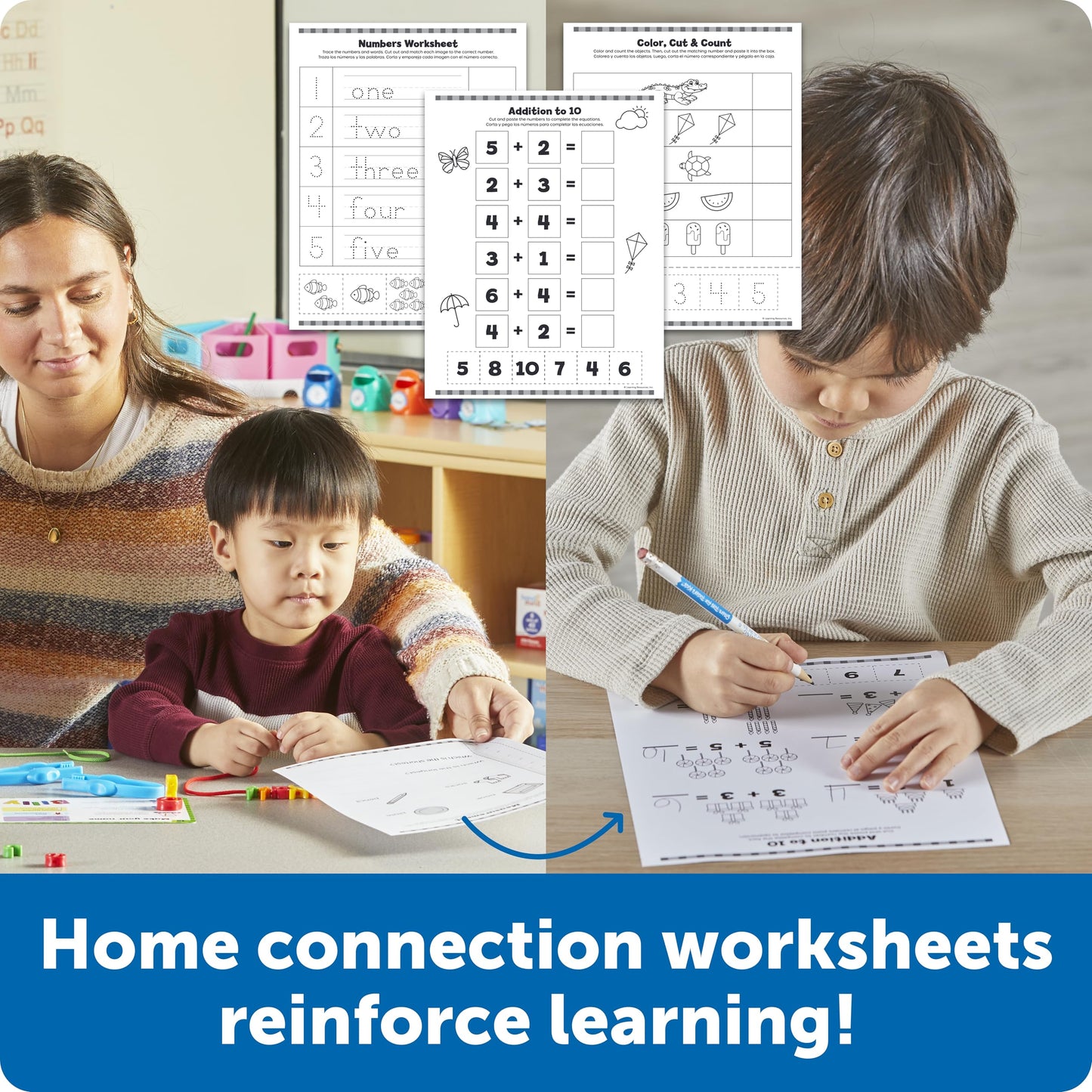 Learning Resources Skill Builders Kindergarten Math Small Group, Math Manipulatives, STEM Activities, Classroom Must Haves, Montessori Toys, School Supplies, Counting Cubes Toys