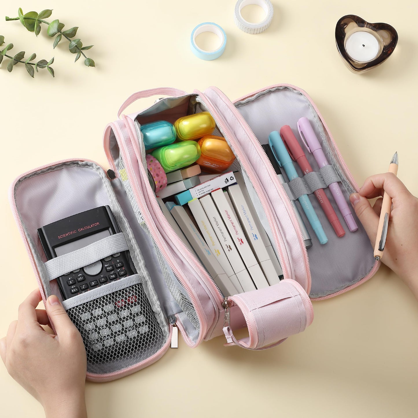Mr. Pen- Large Capacity Pencil Case, Big Capacity Pencil Case, Big Pencil Pouch, Pen Pouch, Pen Bag