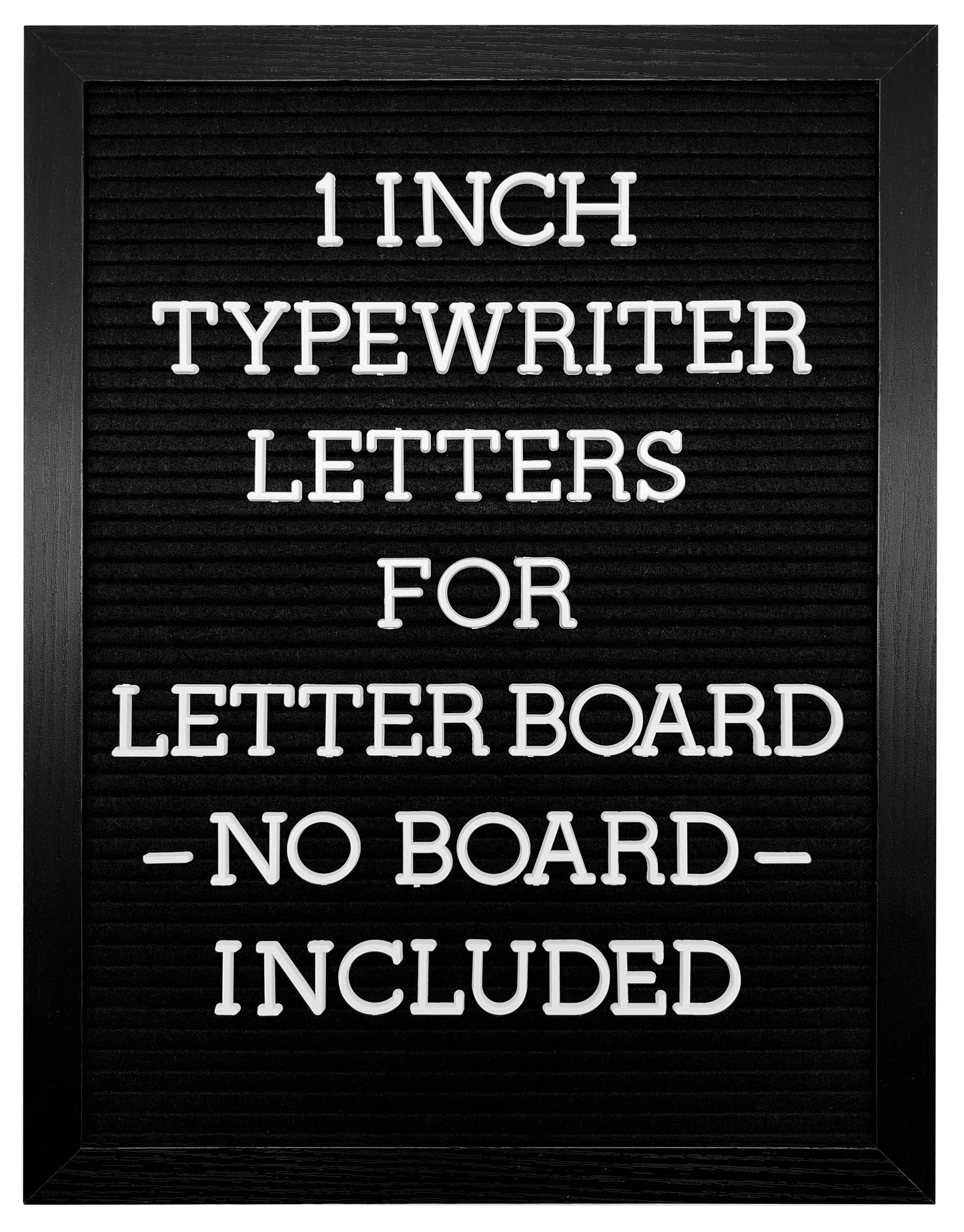 G GAMIT Felt Letter Board Letters Set - Pre-cut 418pcs Nonstandard 1inch White Typewriter Letters Only (No Board Included)