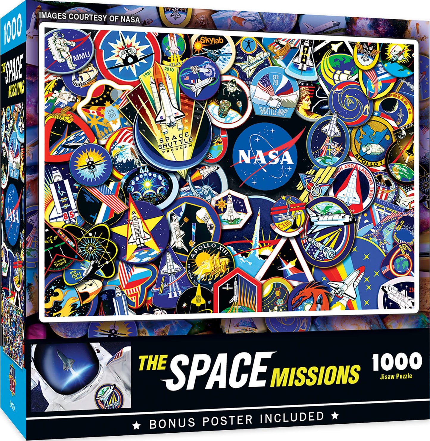 MasterPieces 1000 Piece Jigsaw Puzzle for Adults, Family, Or Youth - The NASA Missions - 19.25"x26.75"