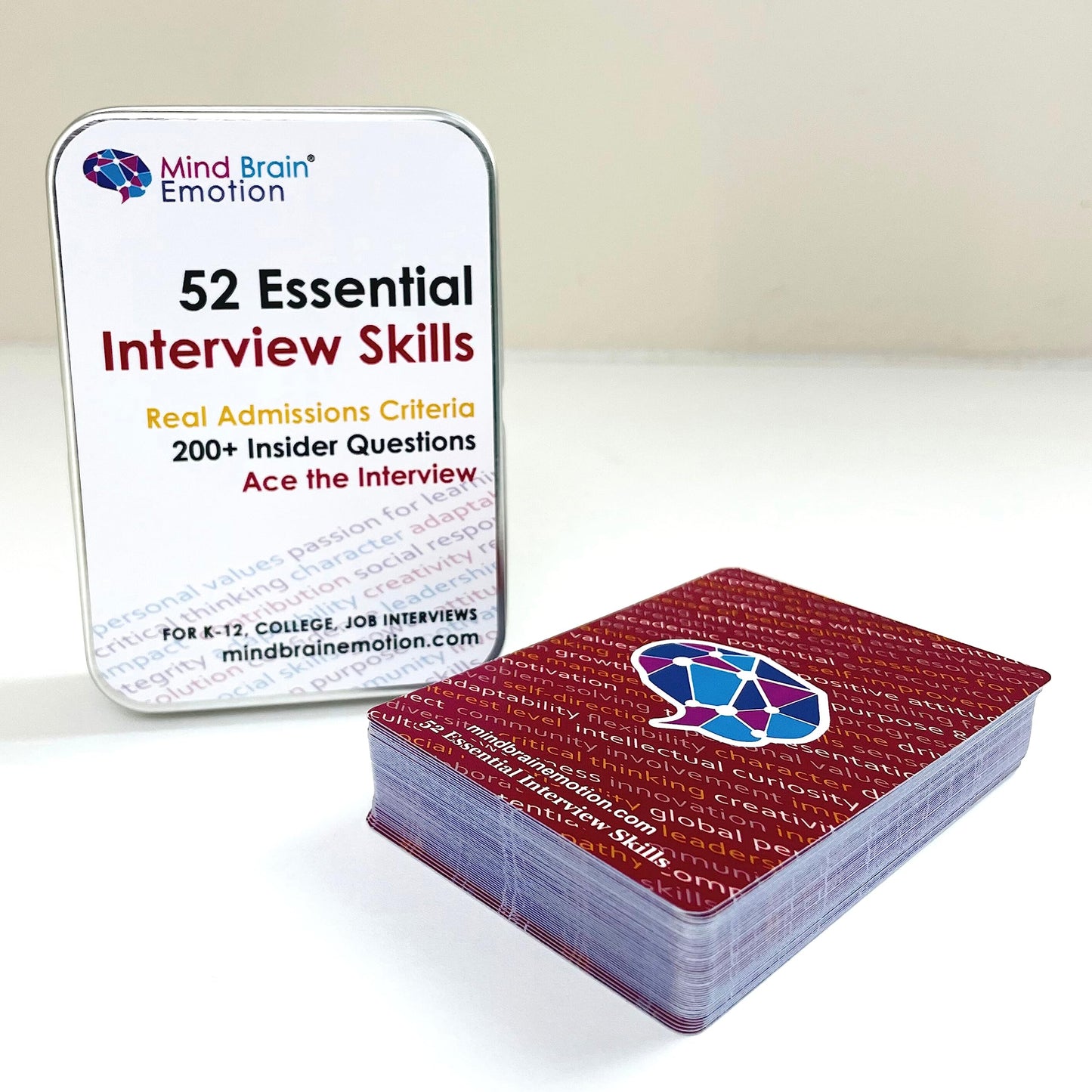 Mind Brain Emotion 52 Essential Interview Skills: Prep for Private School, College, Job Entrance Interviews| 200+ Insider Questions, 101 Real Admissions Essay Prompts, Expert Guide Videos