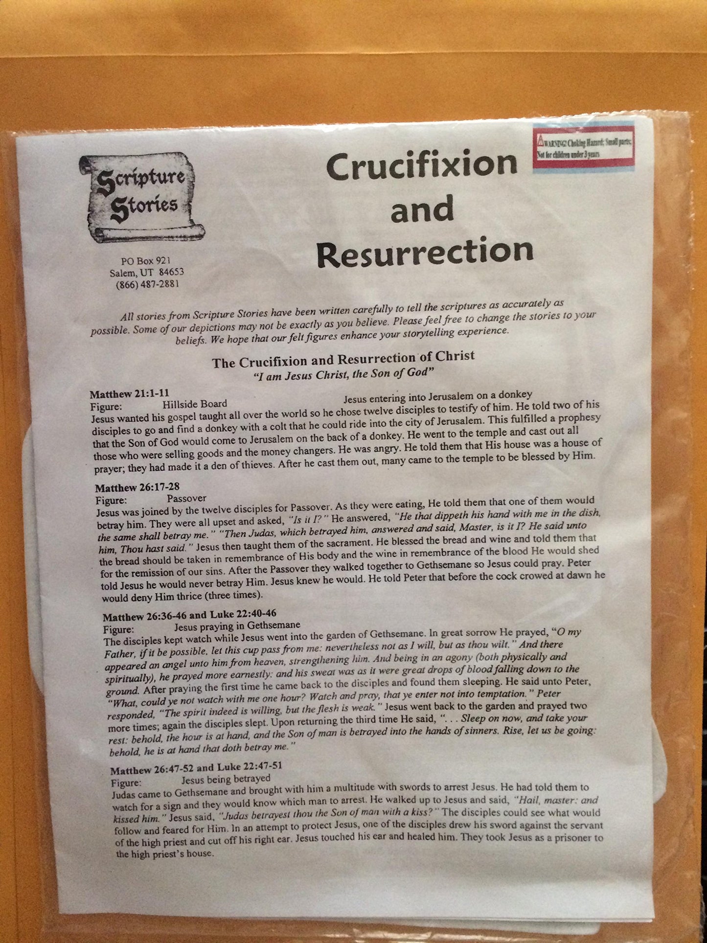Crucifixion and Resurrection of Jesus Felt Figures Flannel Board Bible Stories PRECUT
