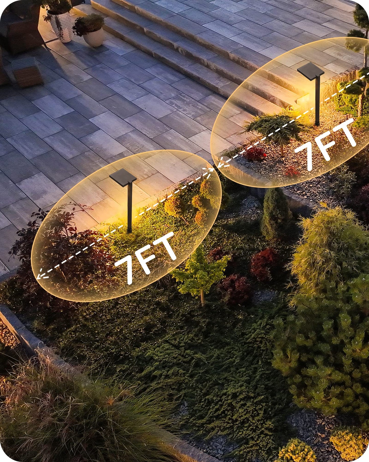 EDISHINE Low Voltage LED Landscape Lights 5.6W 151LM 3000K Waterproof, 12V Aluminum, Black, Model JDO1501LX-04, 4 Pack