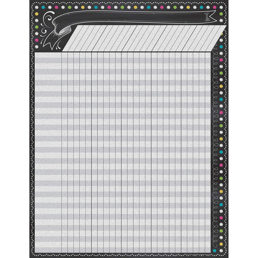 Teacher Created Resources Chalkboard Brights Incentive Chart (7564)
