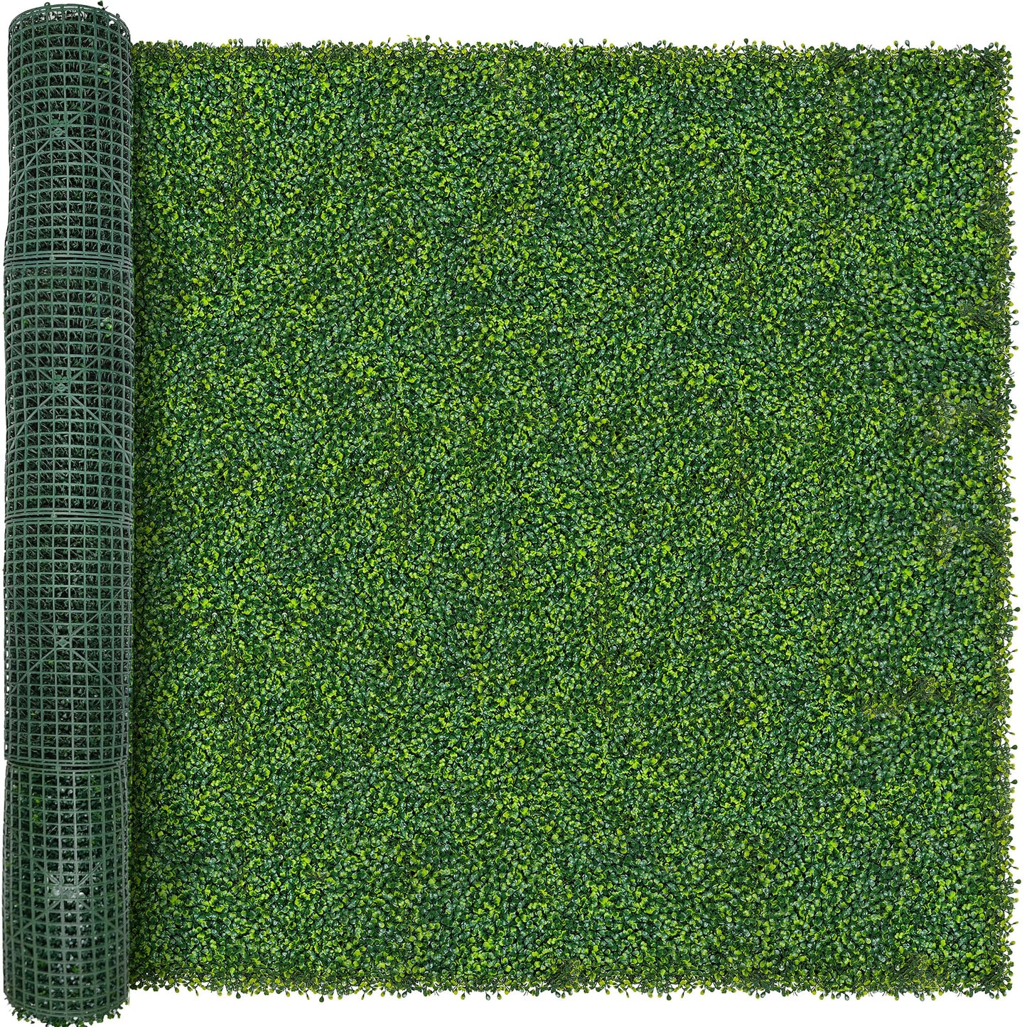 ODTORY Artificial Boxwood Roll Panels: 80 X 120 in(67 sqft) UV-Anti Fake Ivy Privacy Fence Wall Screen for Indoor Outdoor Green Grass Wall Decor & Hedge Fence Covering Privacy